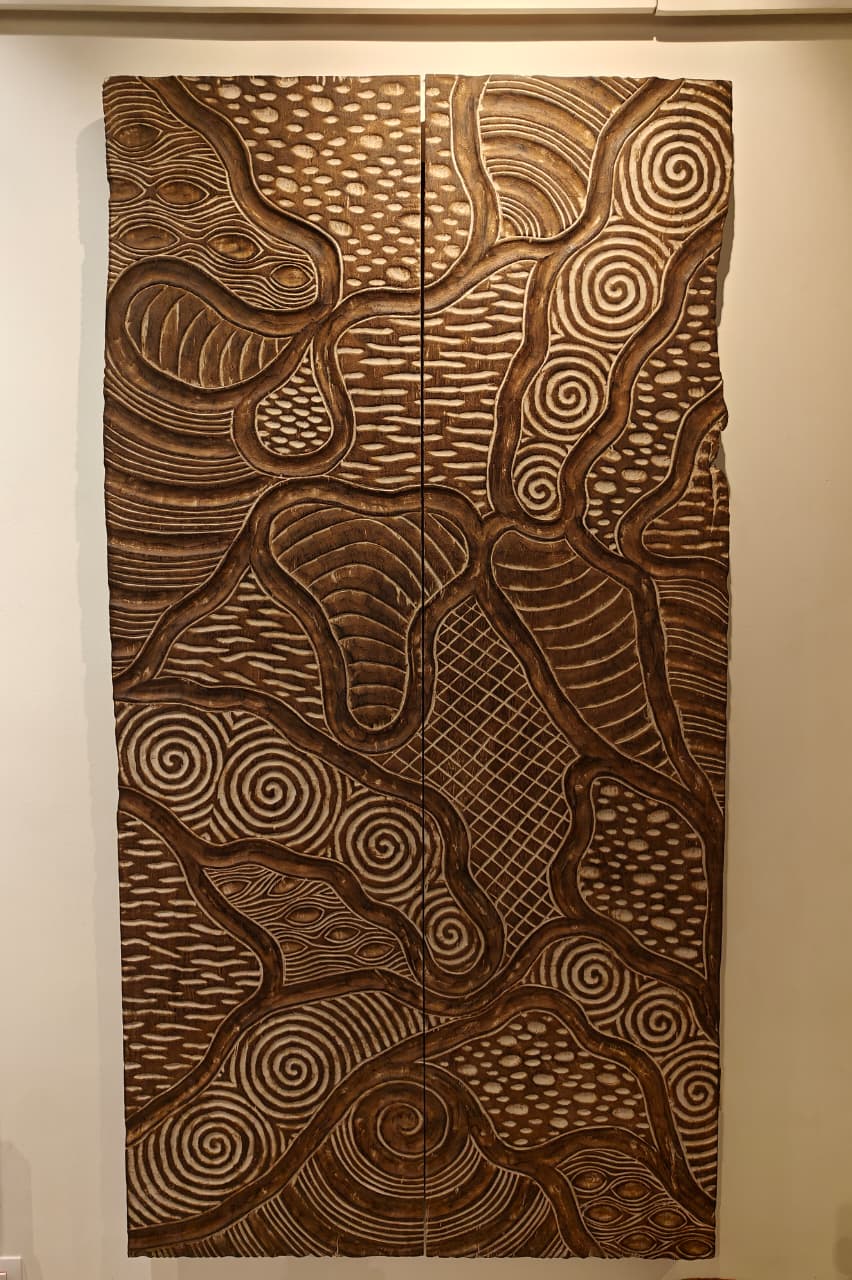 Organic Abstract Panel