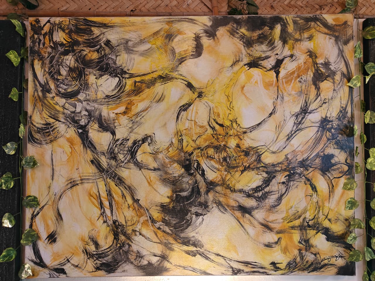 Abstract Expressionist Canvas