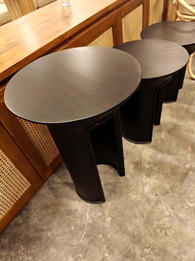 Oval Side Tables — Set of Three