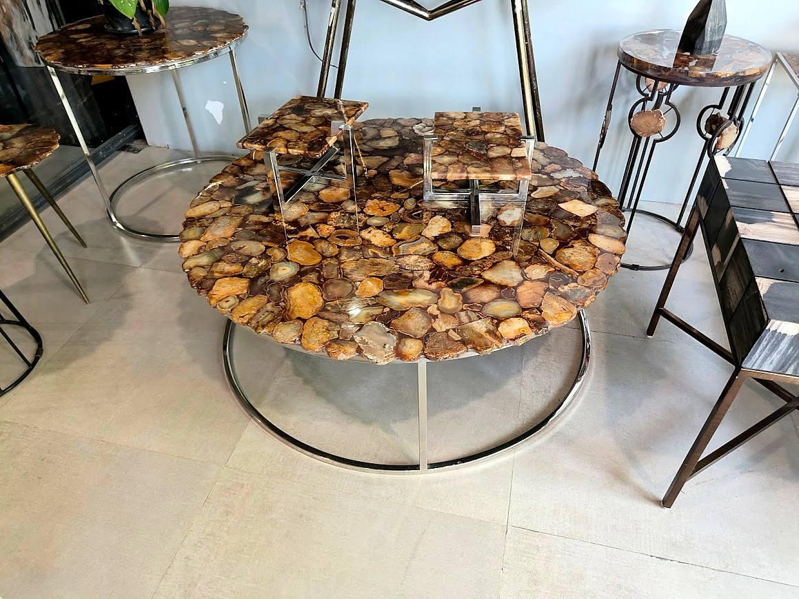 Mosaic Round Coffee Table