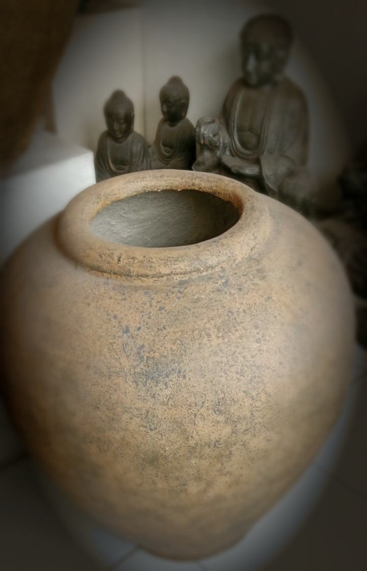 Weathered Clay Jar