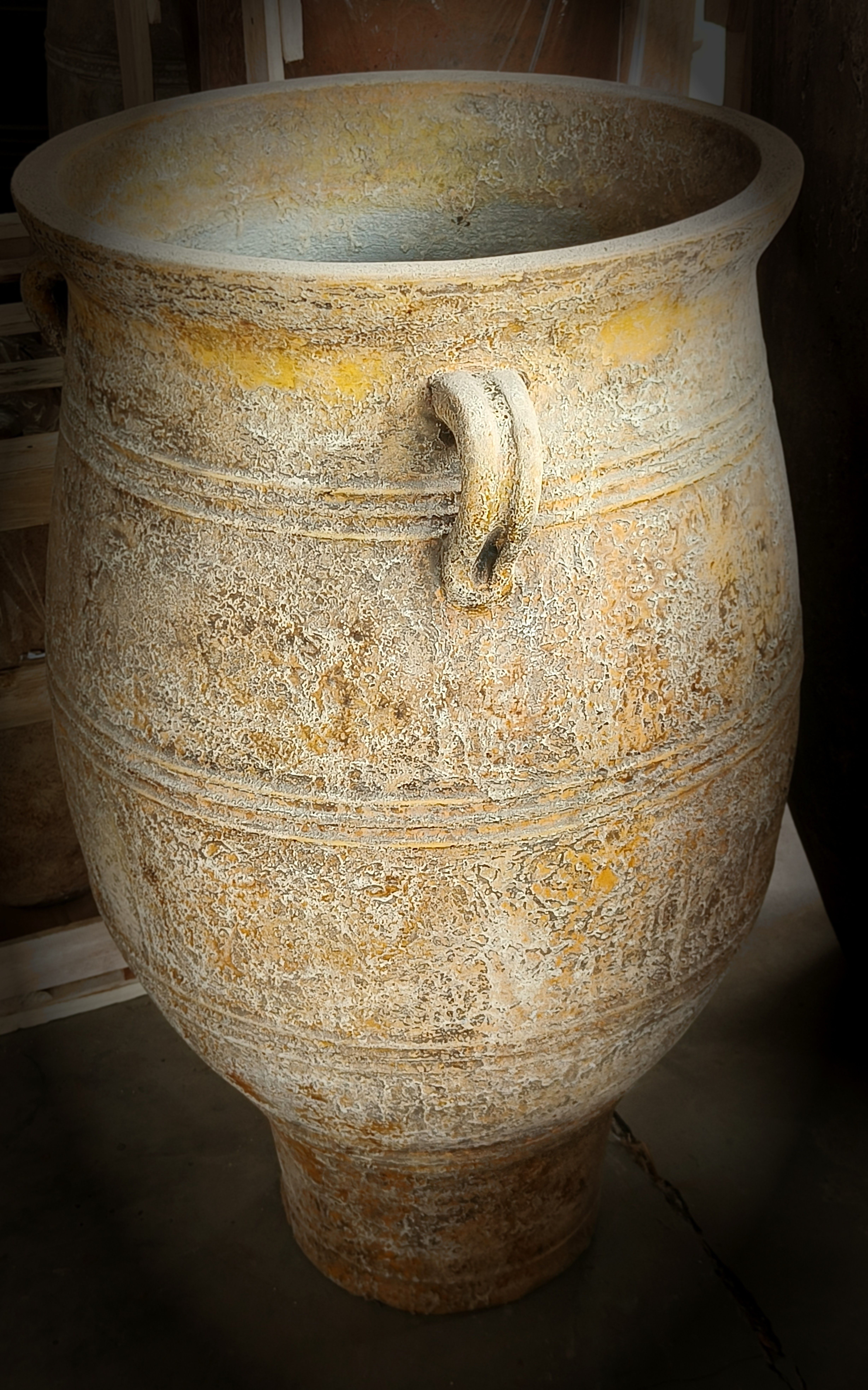 Ribbed Tall Vase
