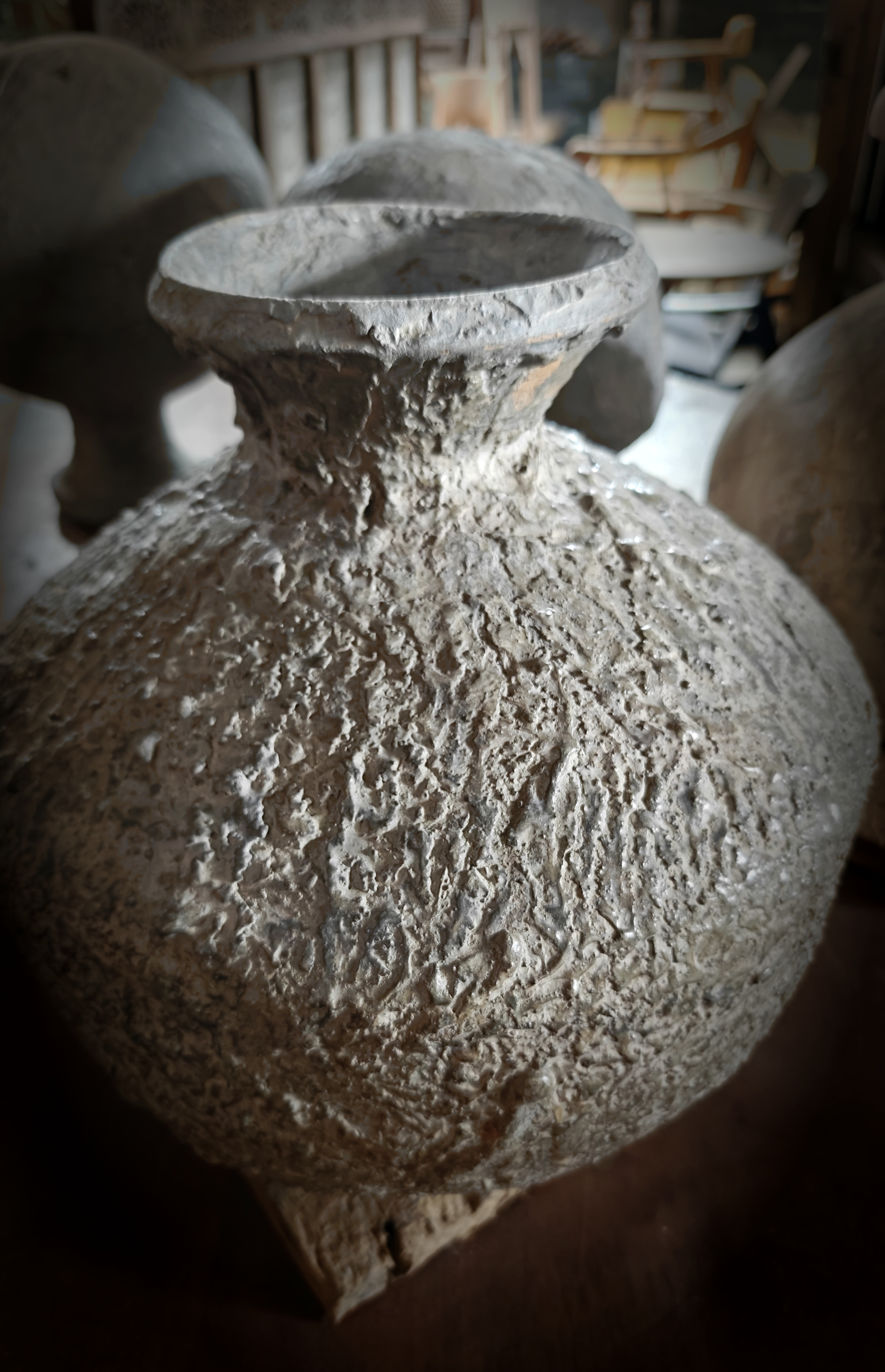 Raw Textured Vessel
