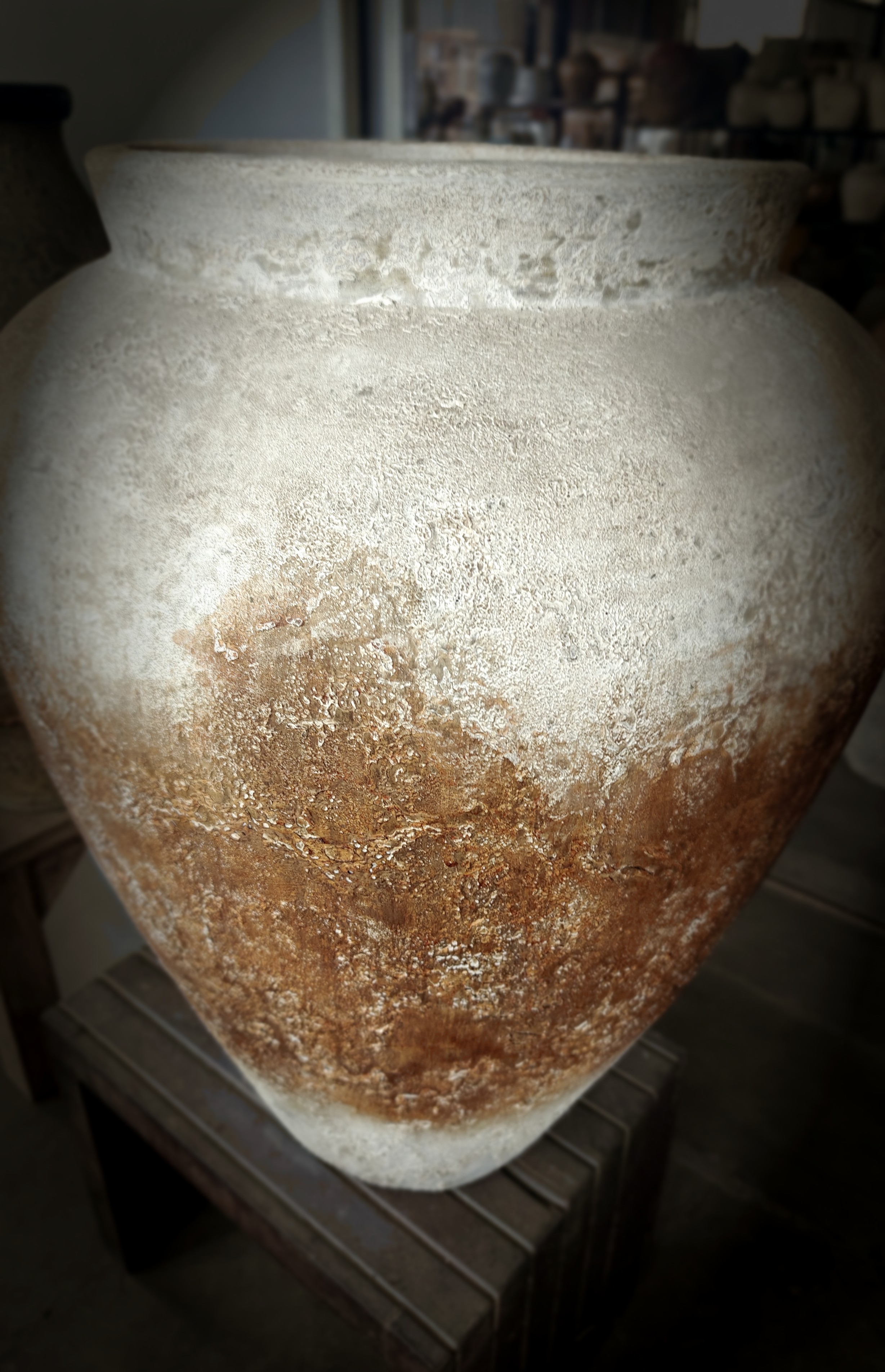 Two-Tone Aged Jar