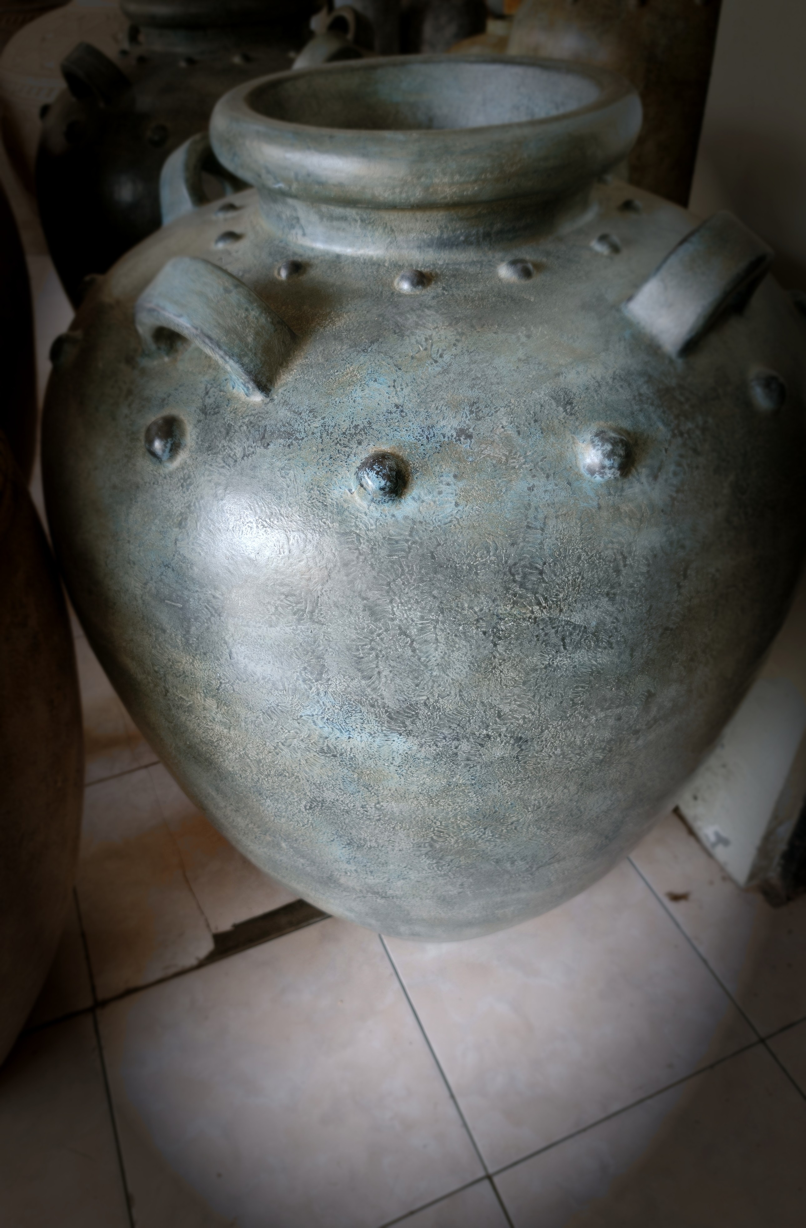 Grey Tapered Vase