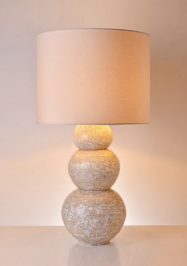 Ball Priuk Cream Table Lamp &mdash; KY-LIT-TBL-060