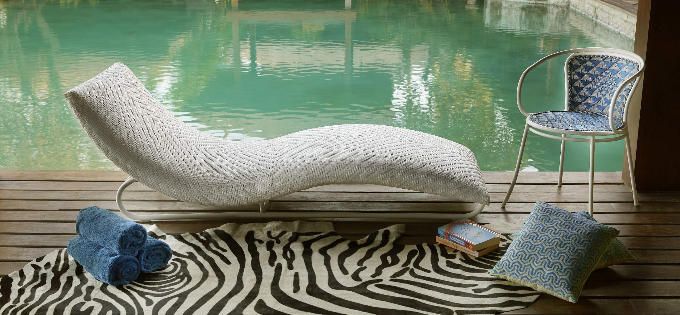 Poolside chaise